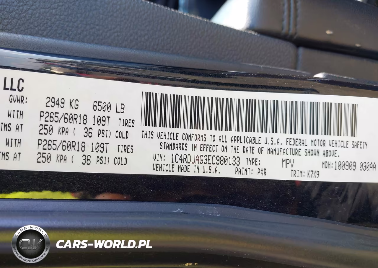 2014 Dodge Durango Sxt VIN:1C4RDJAG3EC980133 - 9