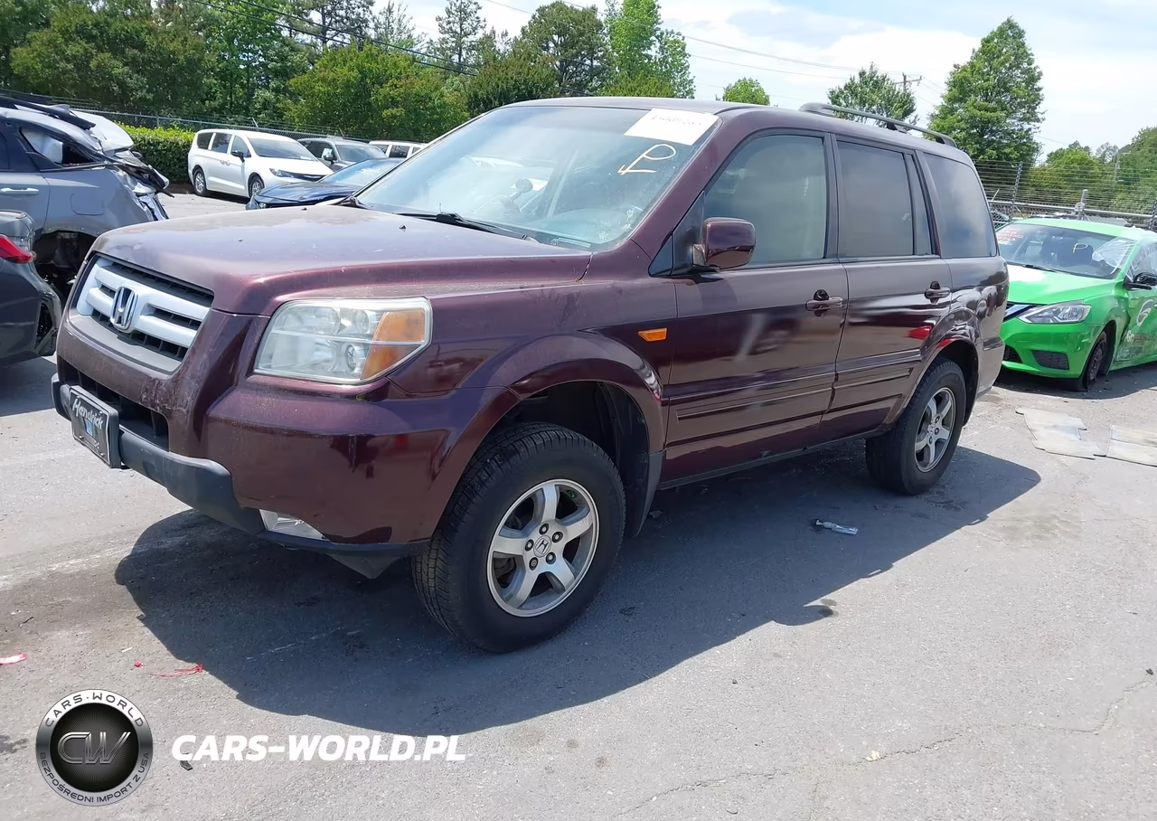 2007 Honda Pilot Ex VIN:5FNYF18427B011642 - 2