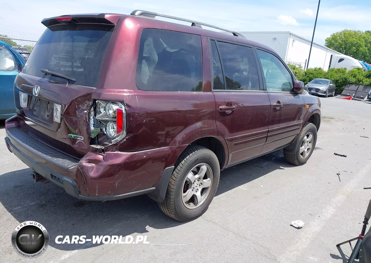 2007 Honda Pilot Ex VIN:5FNYF18427B011642 - 4
