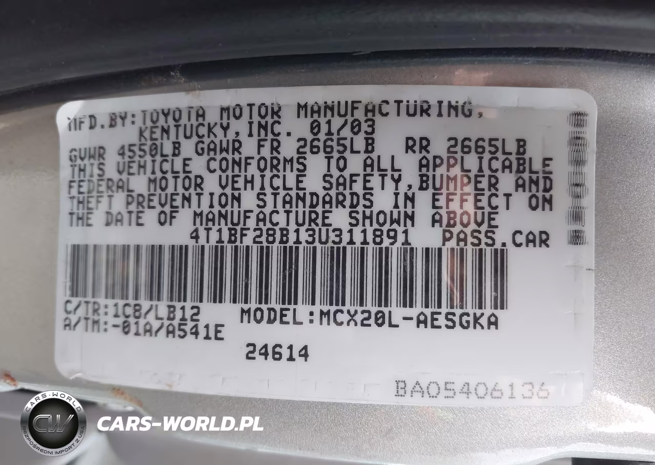 2003 Toyota Avalon Xls VIN:4T1BF28B13U311891 - 9