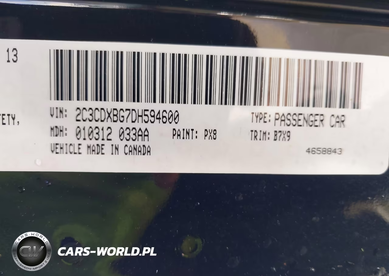 2013 Dodge Charger Se VIN:2C3CDXBG7DH594600 - 9