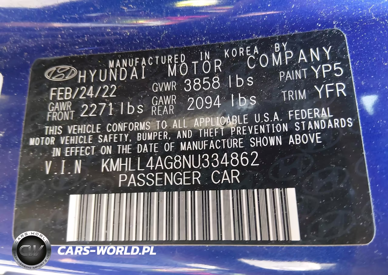 2022 Hyundai Elantra Se VIN:KMHLL4AG8NU334862 - 9