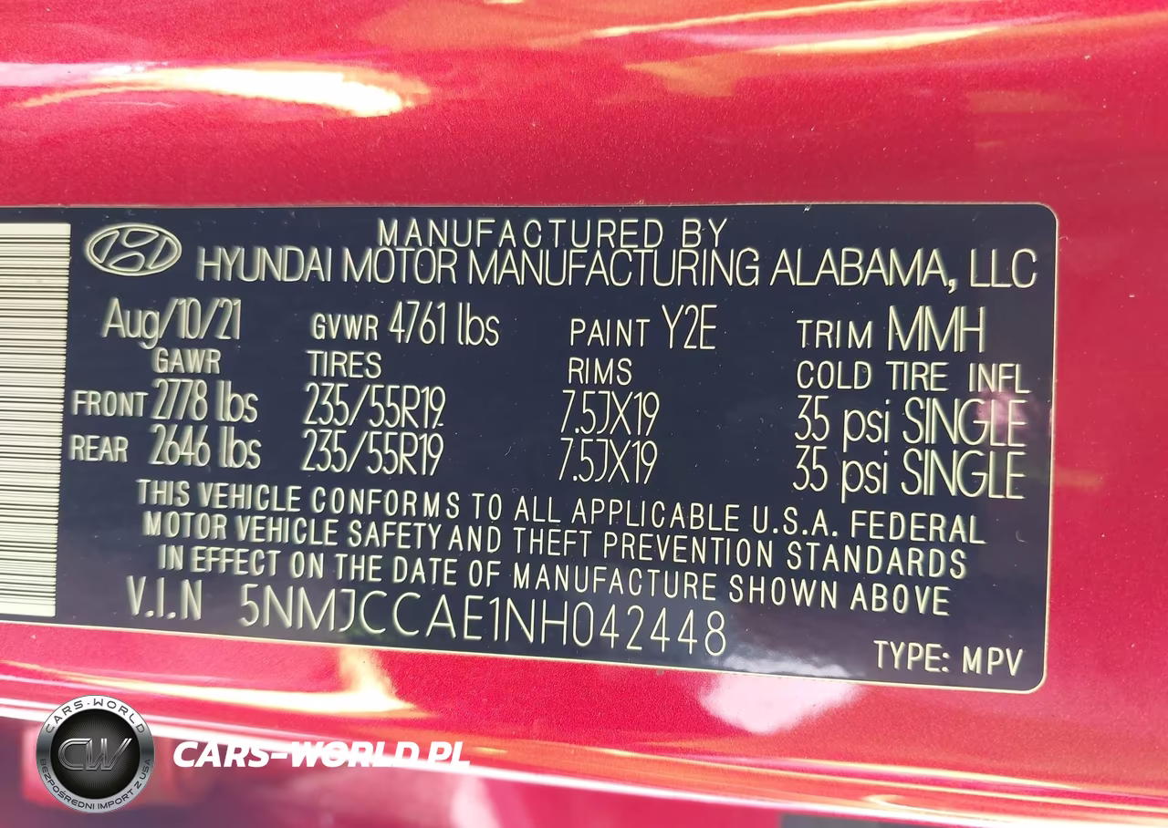 2022 Hyundai Tucson Sel VIN:5NMJCCAE1NH042448 - 9