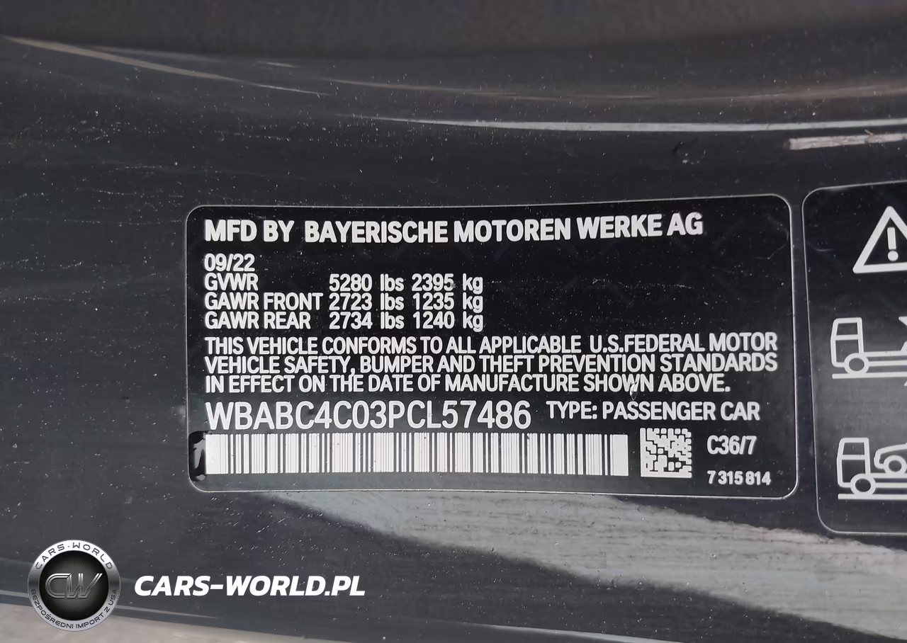 2023 BMW M850I xDrive VIN:WBABC4C03PCL57486 - 9