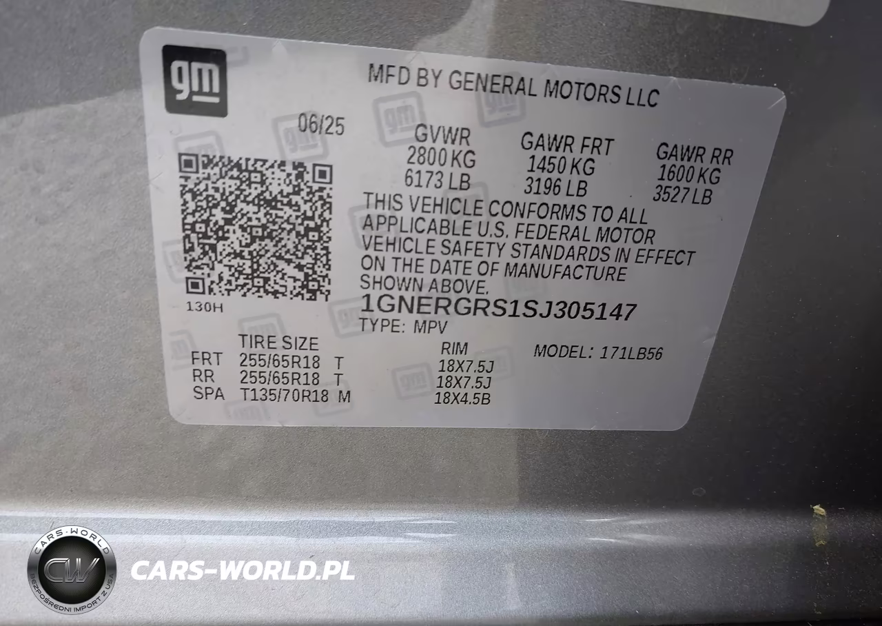 2025 Chevrolet Traverse Fwd Lt VIN:1GNERGRS1SJ305147 - 9