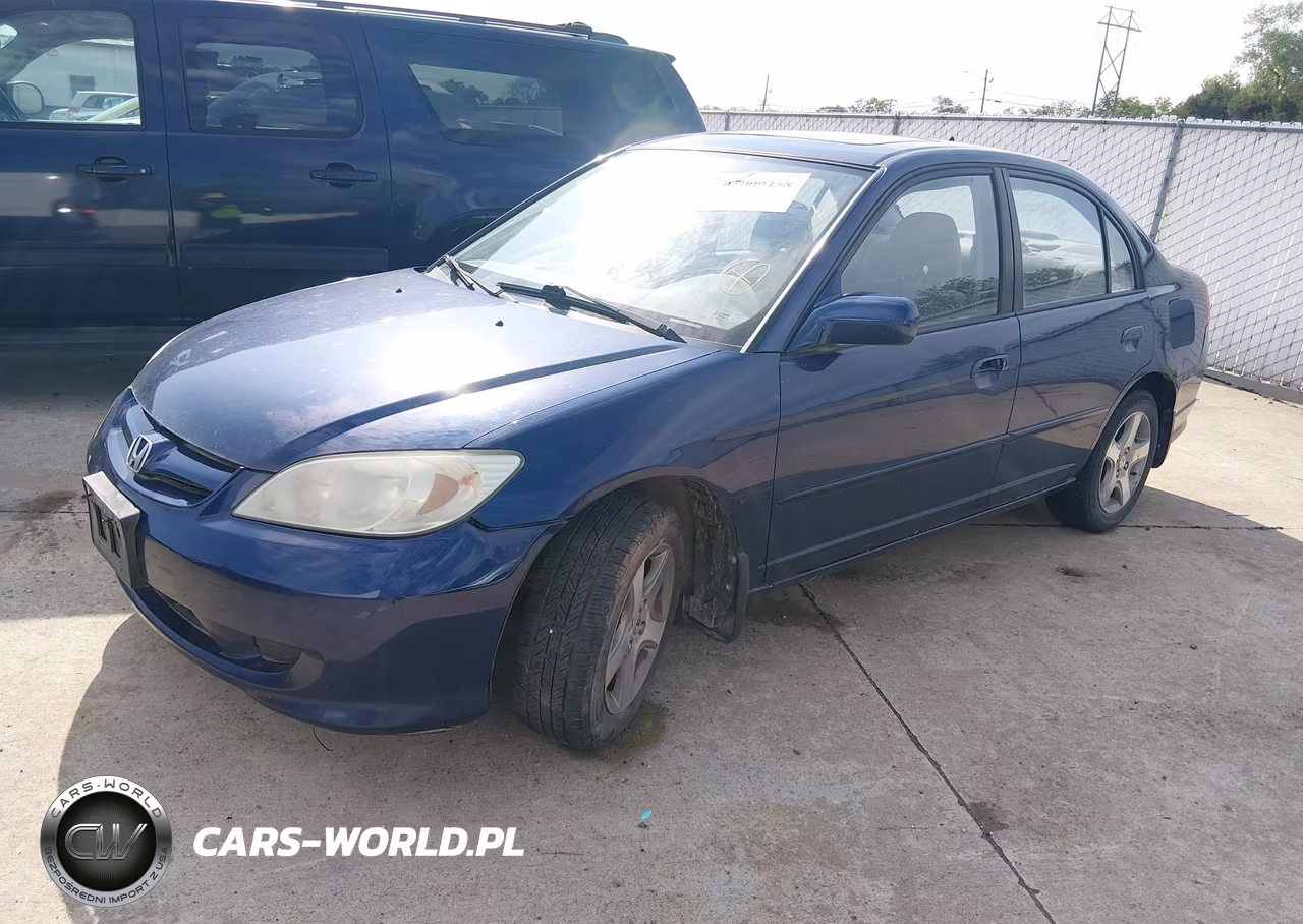2004 Honda Civic Ex VIN:1HGES26724L009501 - 2