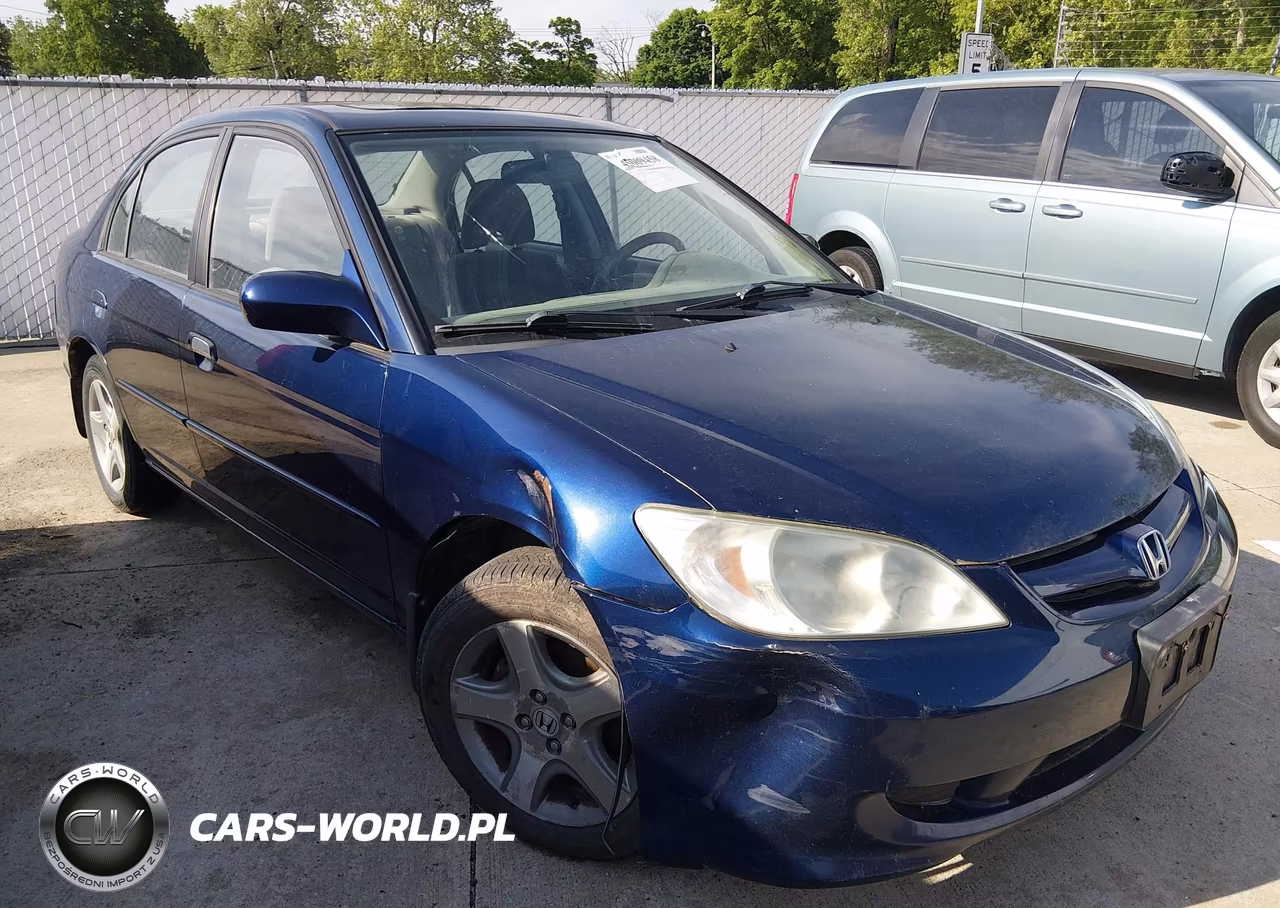 2004 Honda Civic Ex VIN:1HGES26724L009501 - 6