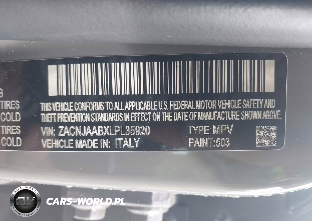 2020 Jeep Renegade Sport VIN:ZACNJAABXLPL35920 - 9