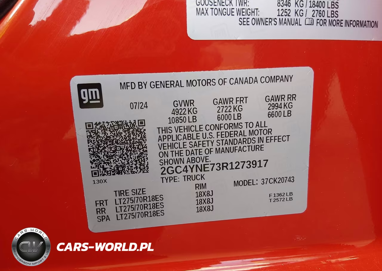 2024 Chevrolet Silverado 2500Hd 4Wd Standard Bed Lt VIN:2GC4YNE73R1273917 - 9
