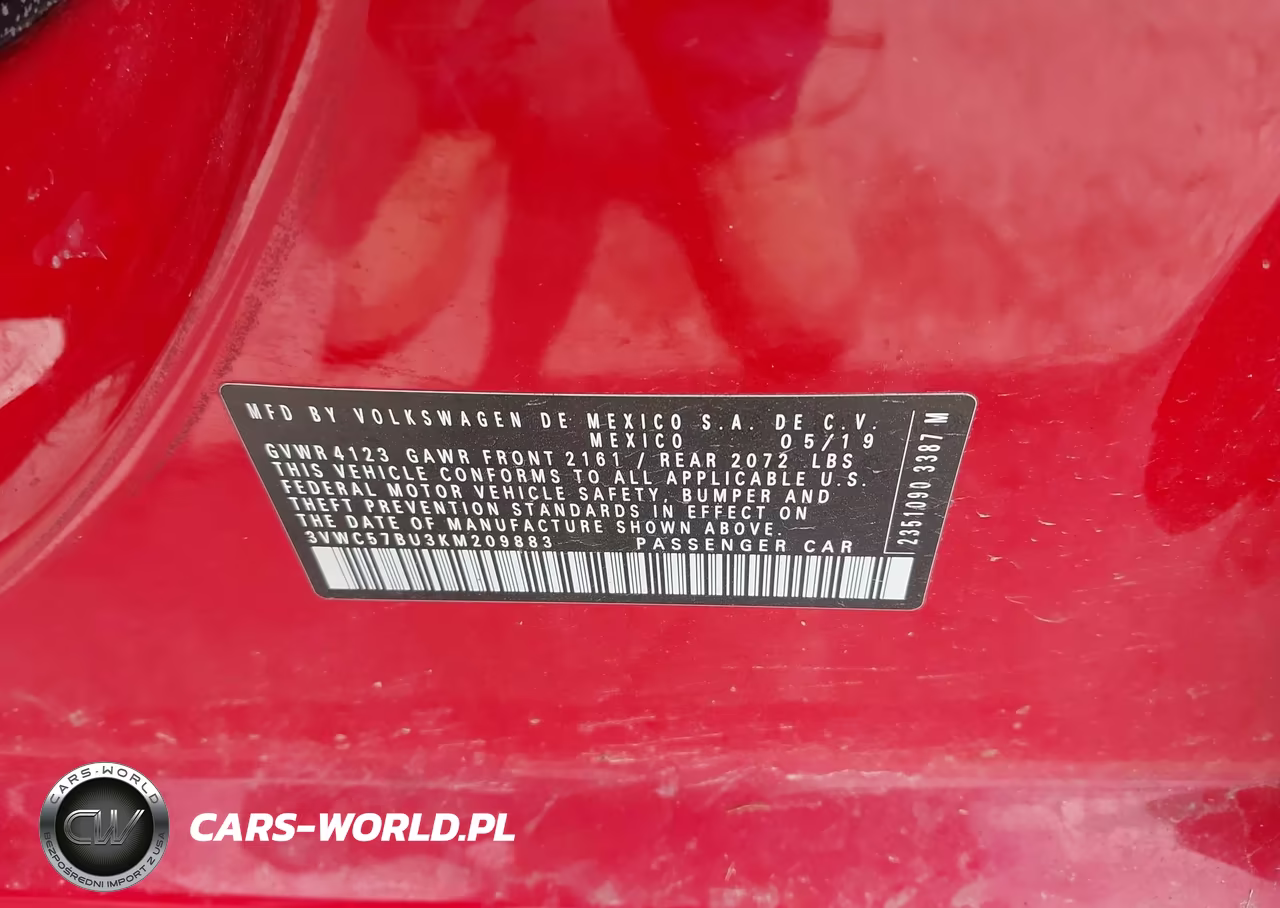 2019 Volkswagen Jetta 1.4T R-Line-1.4T S-1.4T Se VIN:3VWC57BU3KM209883 - 9