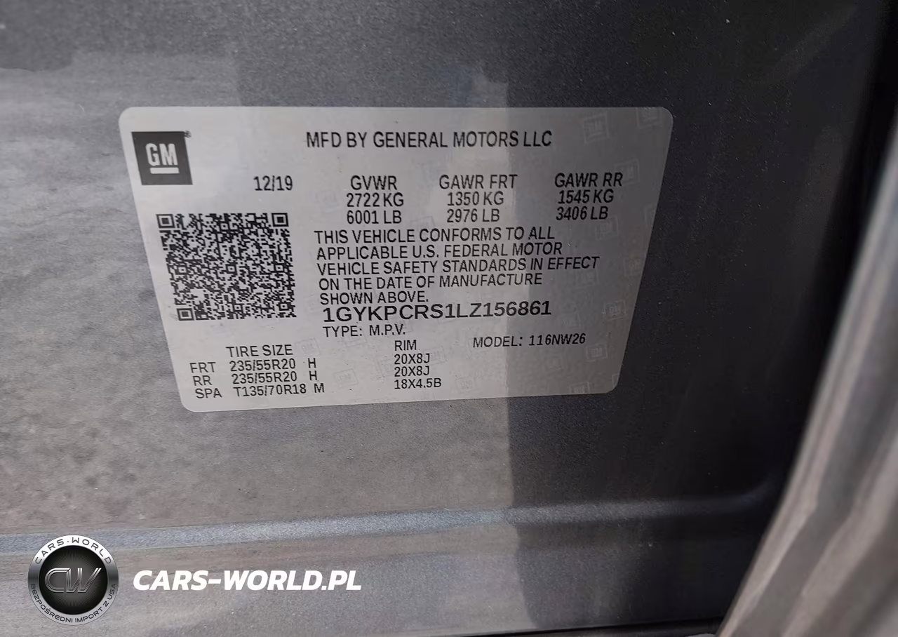 2020 Cadillac Xt6 Fwd Premium Luxury VIN:1GYKPCRS1LZ156861 - 9
