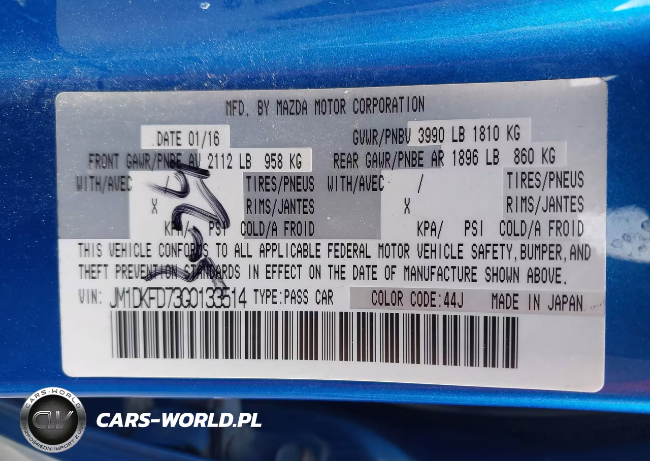 2016 Mazda Cx-3 Grand Touring VIN:JM1DKFD73G0133514 - 9