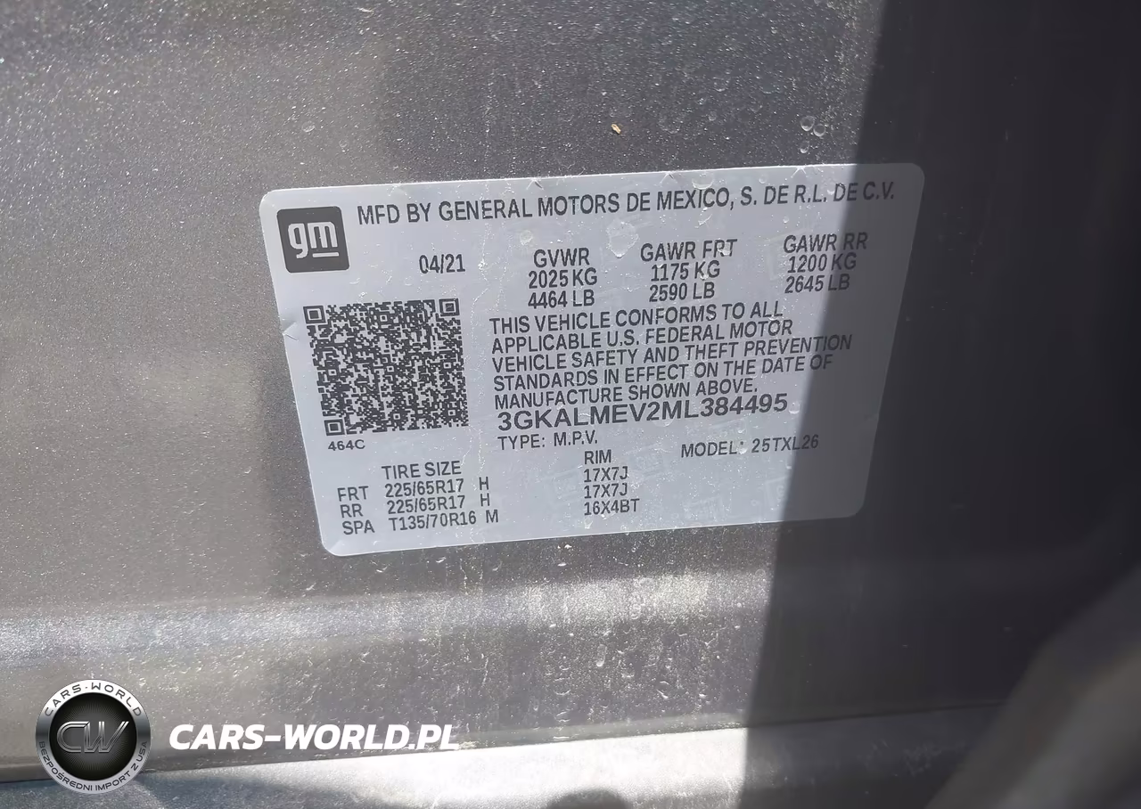 2021 GMC Terrain Fwd Sle VIN:3GKALMEV2ML384495 - 9