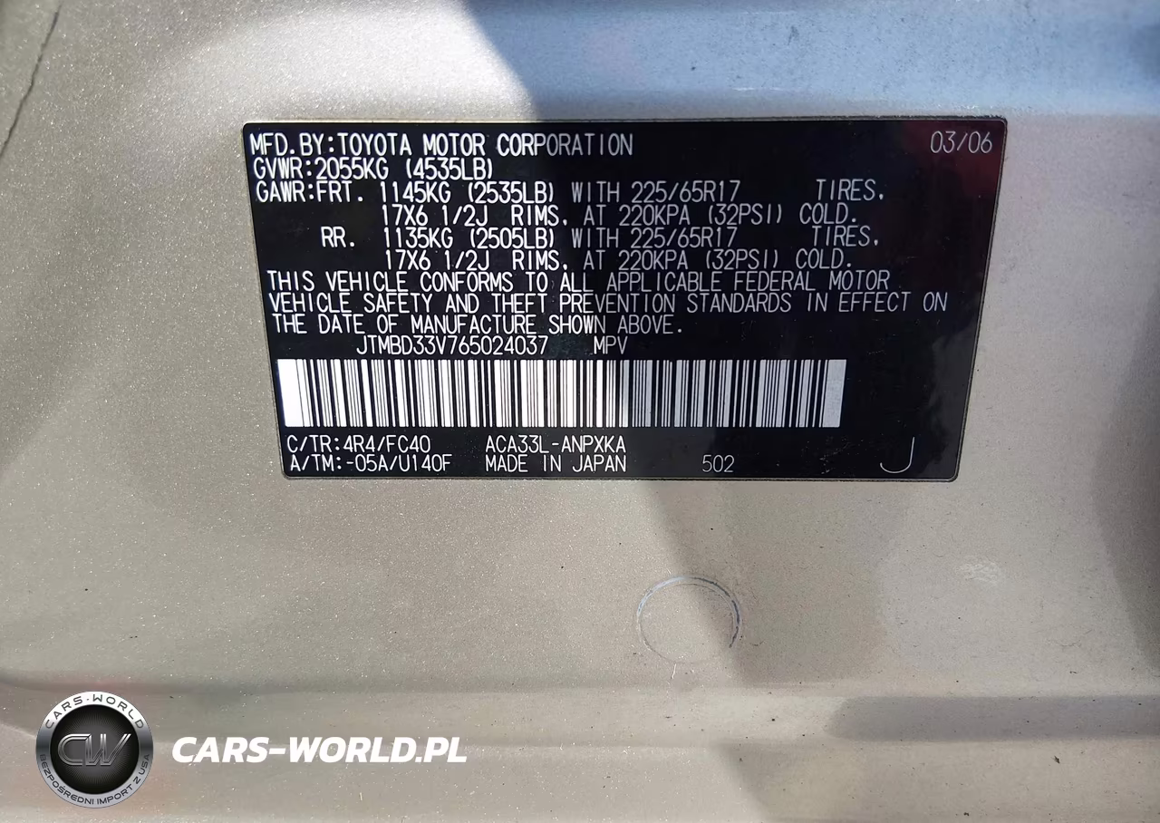 2006 Toyota Rav4 VIN:JTMBD33V765024037 - 9