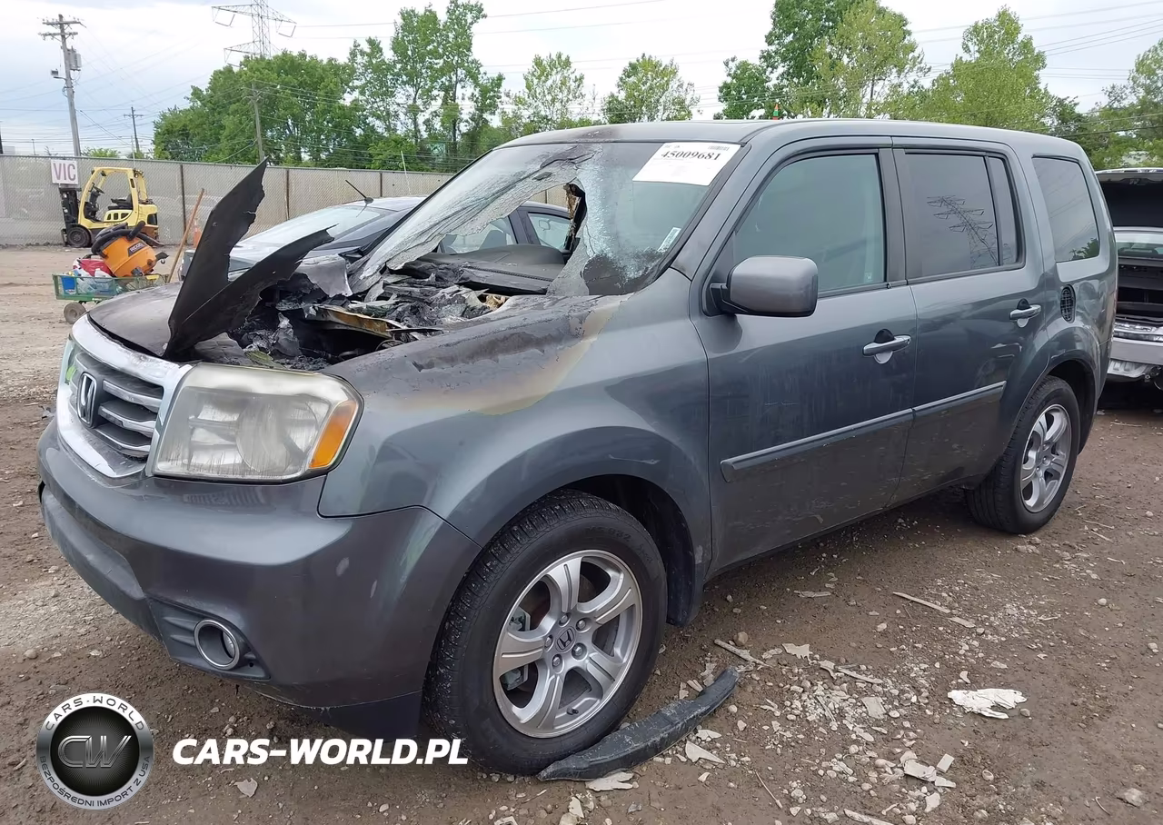 2012 Honda Pilot Ex-L VIN:5FNYF4H62CB053421 - 2