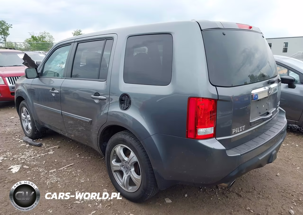 2012 Honda Pilot Ex-L VIN:5FNYF4H62CB053421 - 3