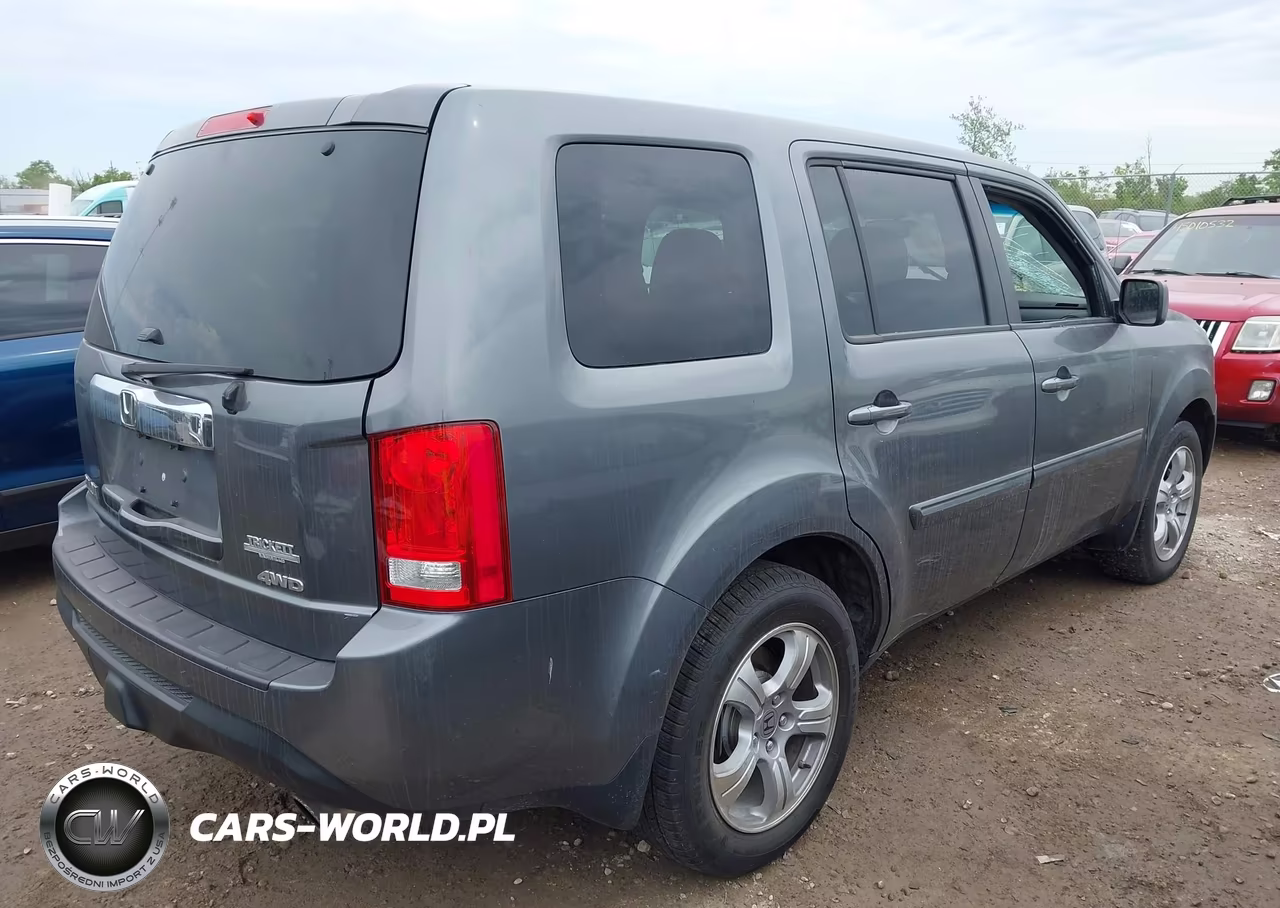 2012 Honda Pilot Ex-L VIN:5FNYF4H62CB053421 - 4