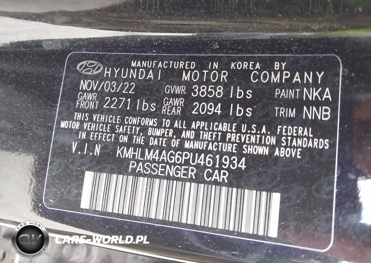 2023 Hyundai Elantra Sel VIN:KMHLM4AG6PU461934 - 9