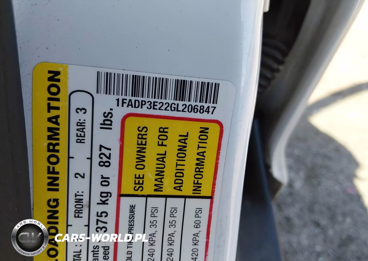 2016 Ford Focus S VIN:1FADP3E22GL206847 - 9