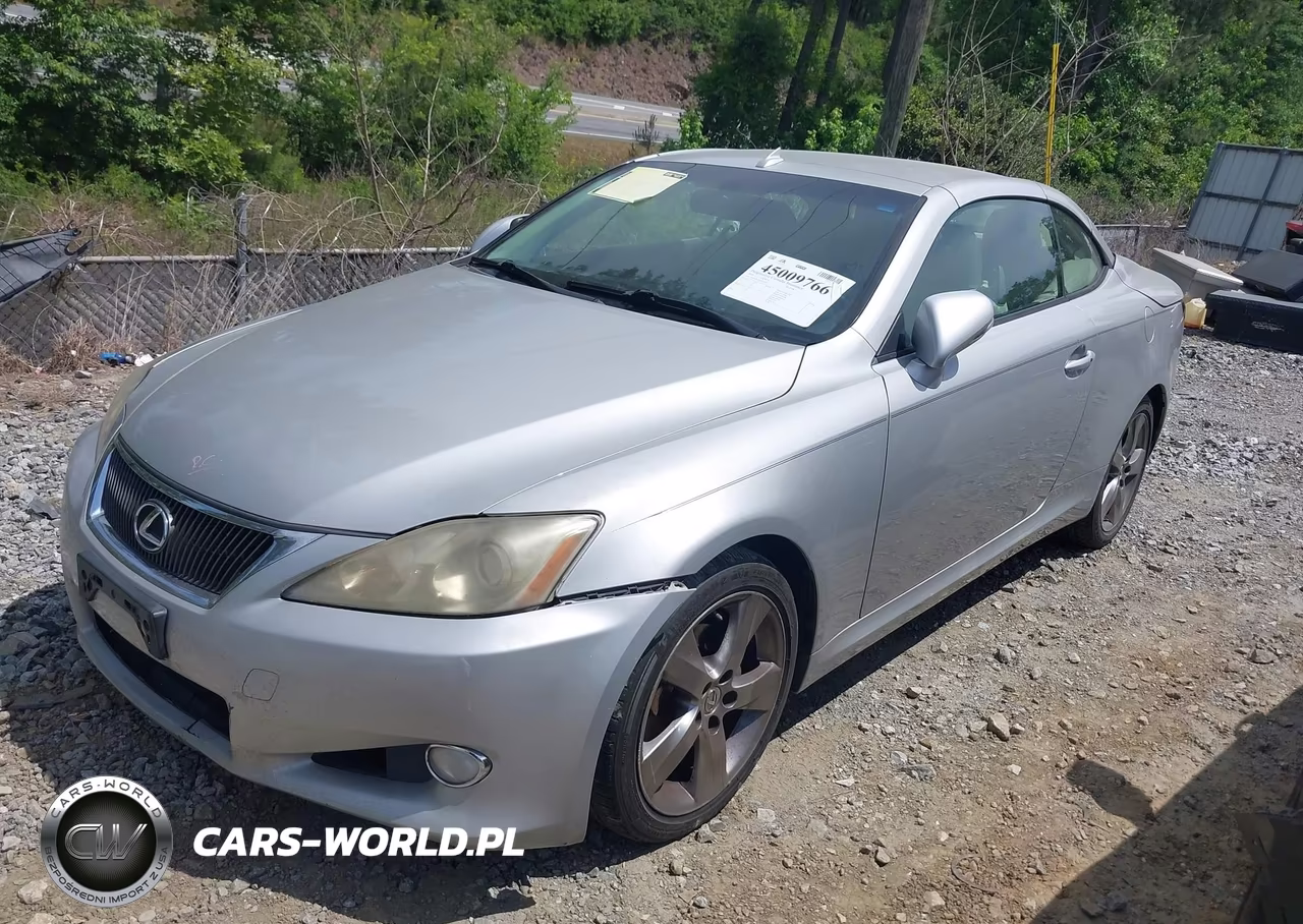 2010 Lexus Is 250C VIN:JTHFF2C29A2507243 - 2