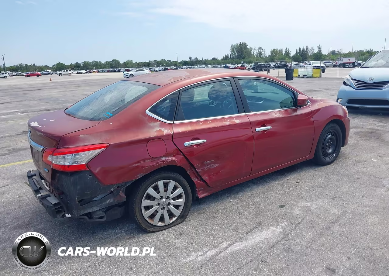 2014 Nissan Sentra Sv VIN:3N1AB7AP4EY233897 - 4