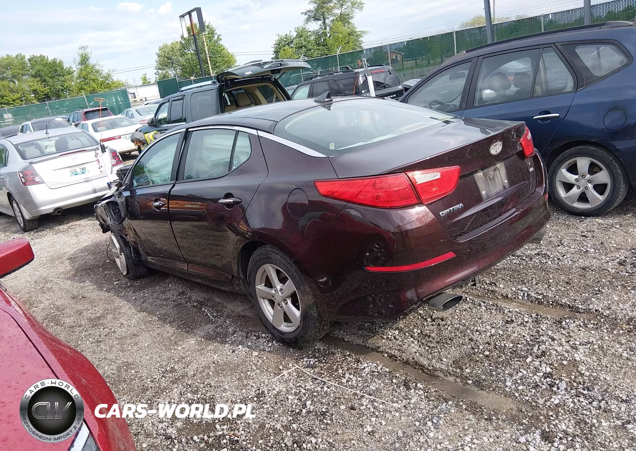 2014 Kia Optima Lx VIN:5XXGM4A76EG295262 - 3