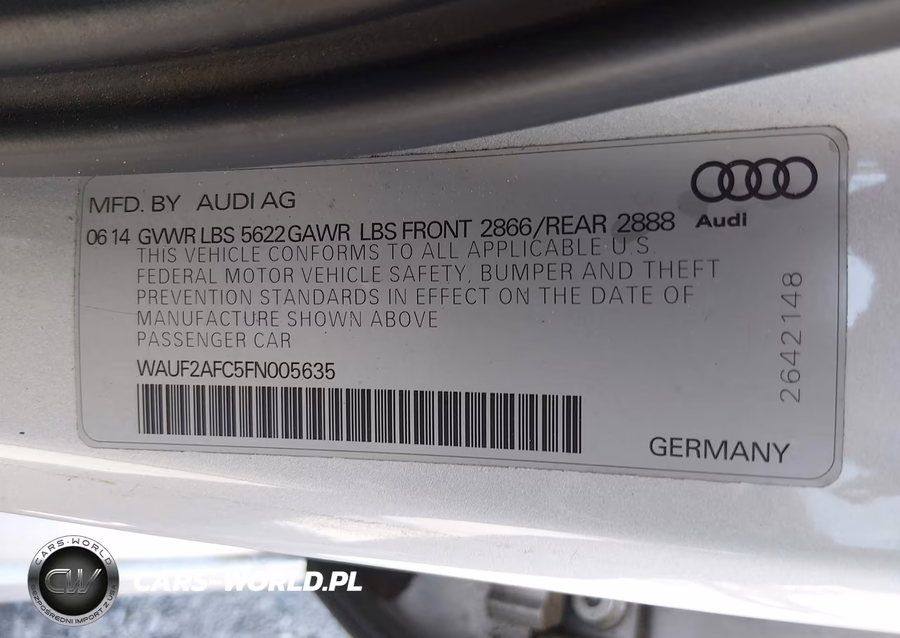 2015 Audi S6 4.0T VIN:WAUF2AFC5FN005635 - 9