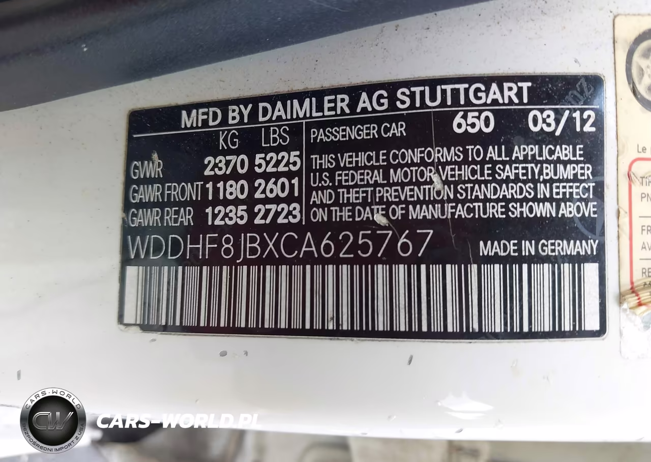 2012 Mercedes-Benz E 350 4Matic VIN:WDDHF8JBXCA625767 - 9
