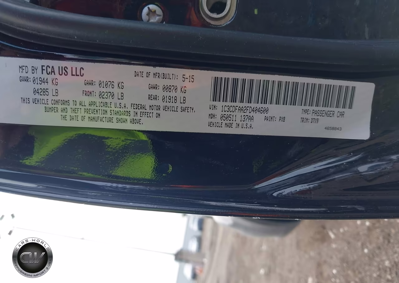 2015 Dodge Dart Se VIN:1C3CDFAA2FD404600 - 9