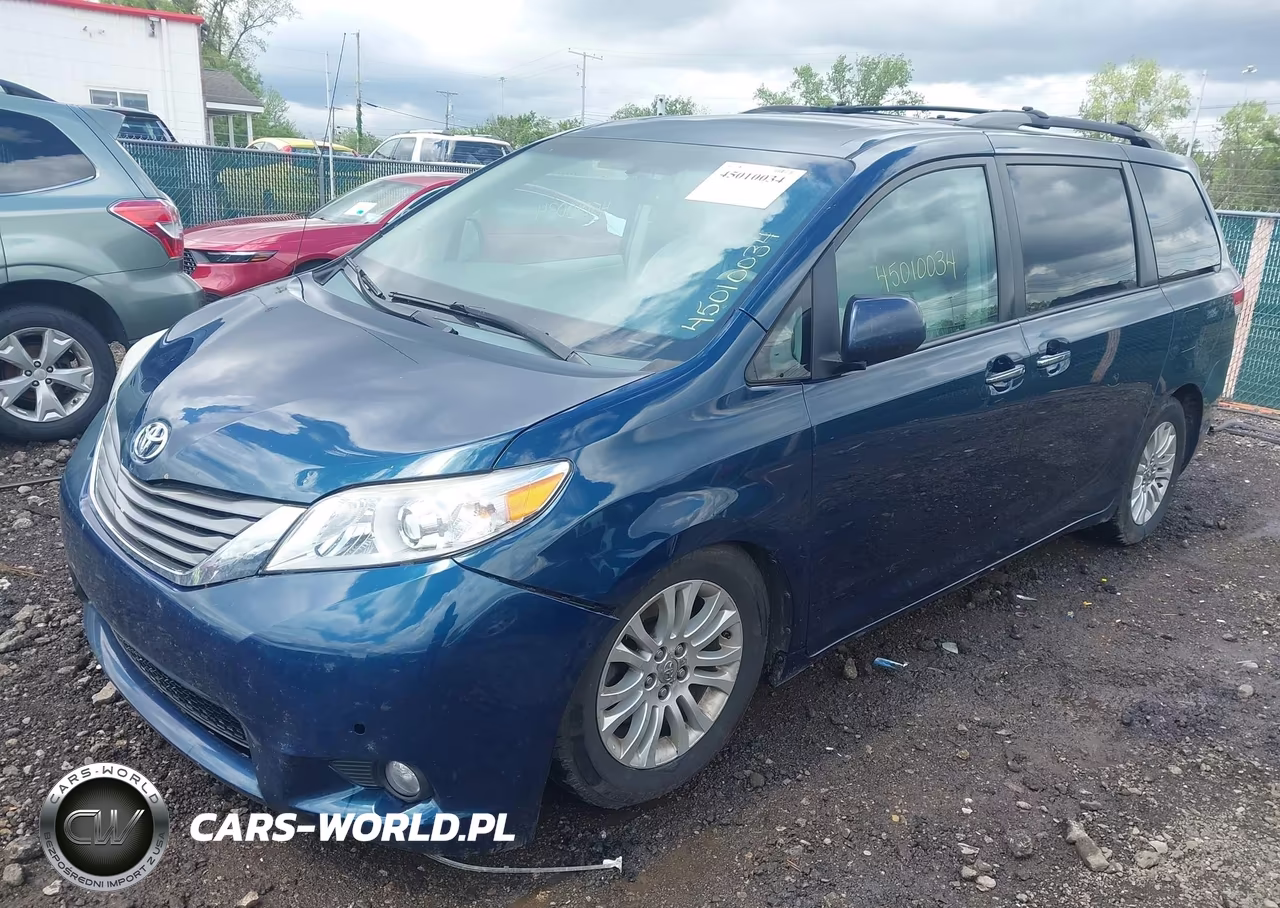 2012 Toyota Sienna Xle V6 8 Passenger VIN:5TDYK3DC7CS259797 - 2