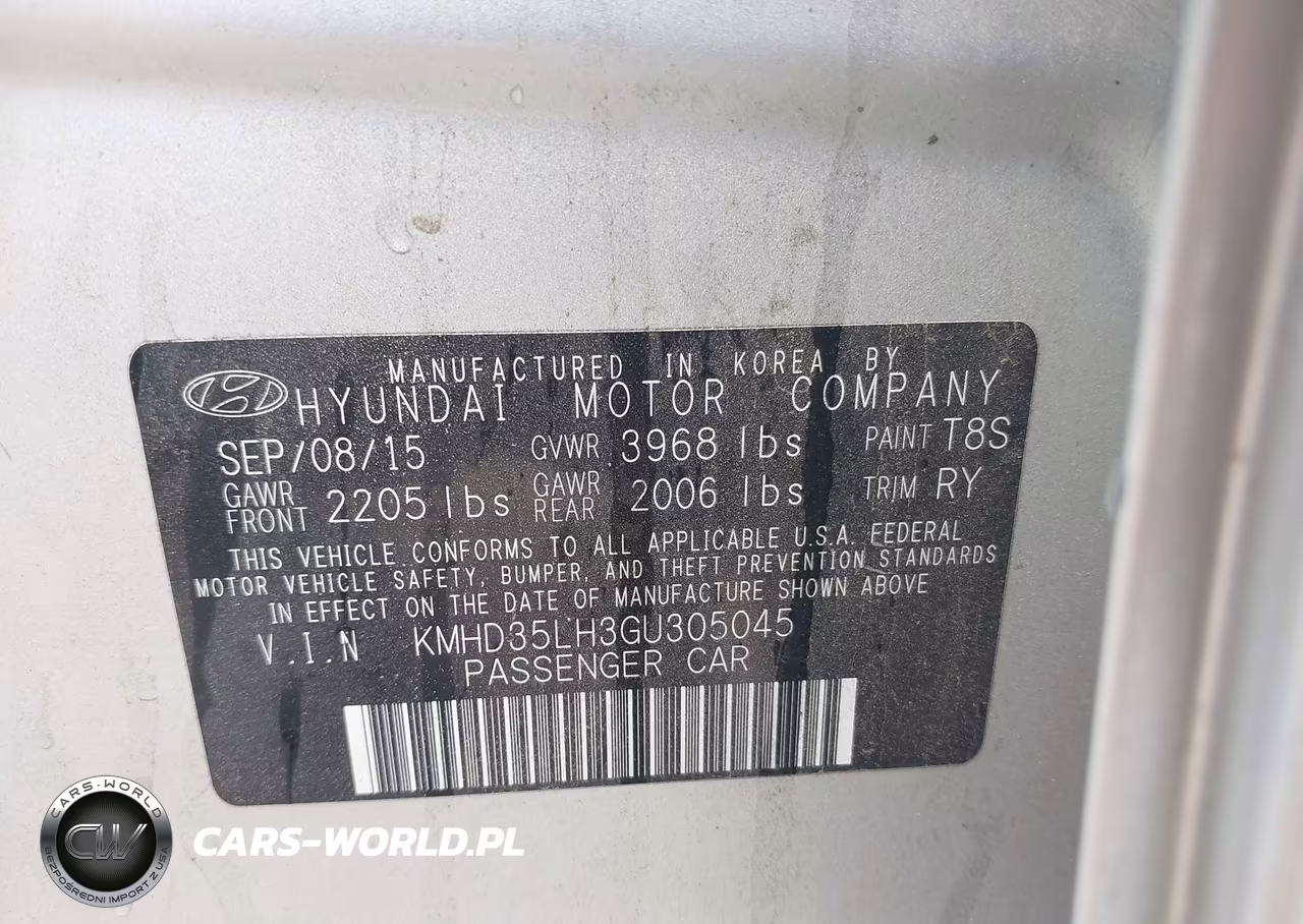 2016 Hyundai Elantra Gt VIN:KMHD35LH3GU305045 - 9