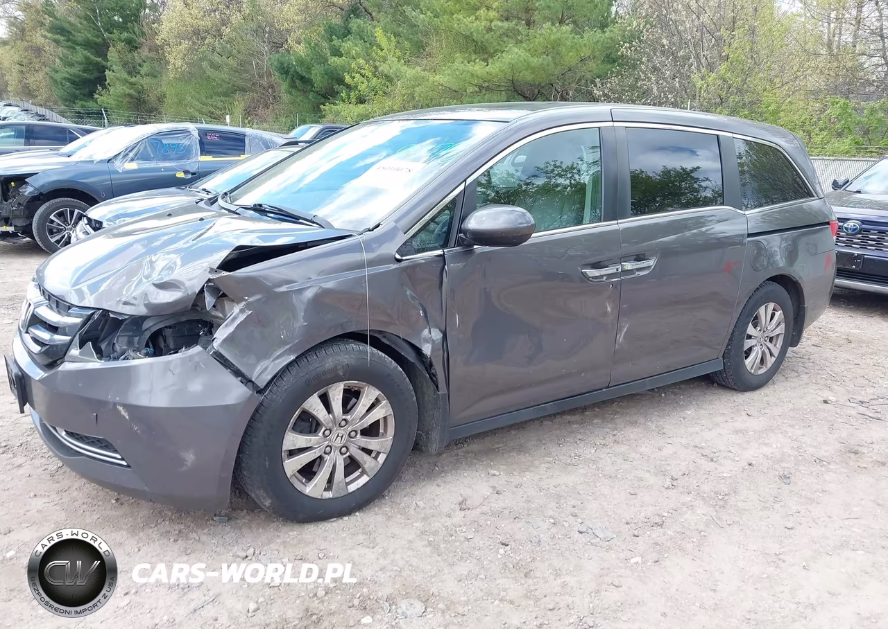 2014 Honda Odyssey Ex-L VIN:5FNRL5H64EB017347 - 2