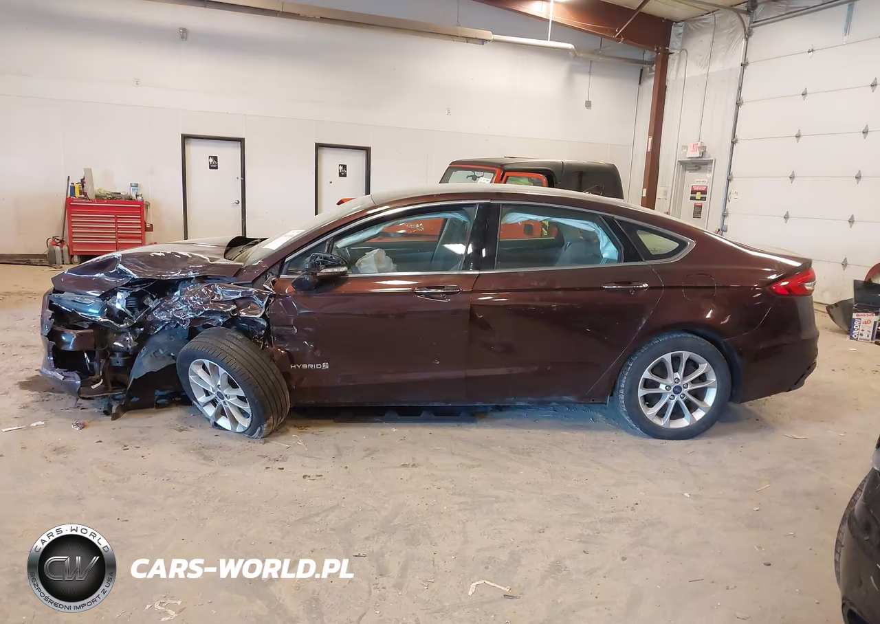 2019 Ford Fusion Hybrid Sel VIN:3FA6P0MU0KR259082 - 14