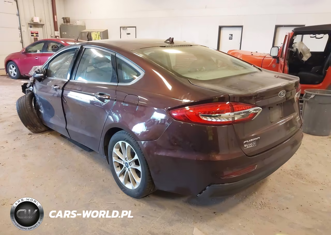 2019 Ford Fusion Hybrid Sel VIN:3FA6P0MU0KR259082 - 3