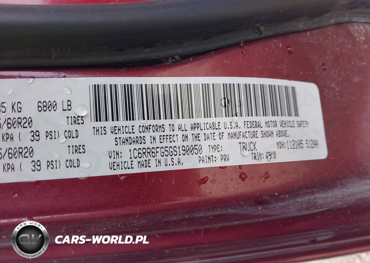 2016 Ram 1500 Express VIN:1C6RR6FG5GS190050 - 9