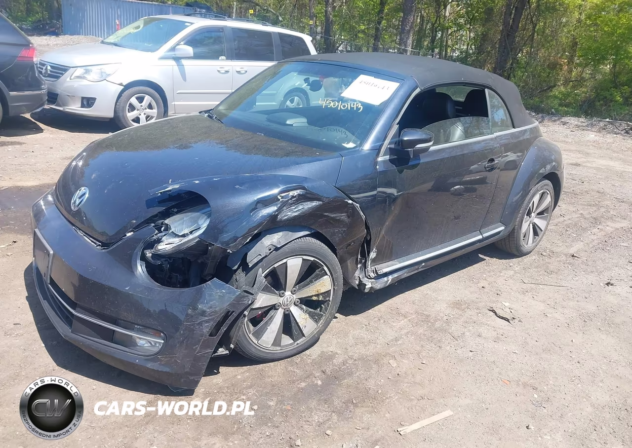 2013 Volkswagen Beetle Turbo VIN:3VW8A7ATXDM811337 - 2