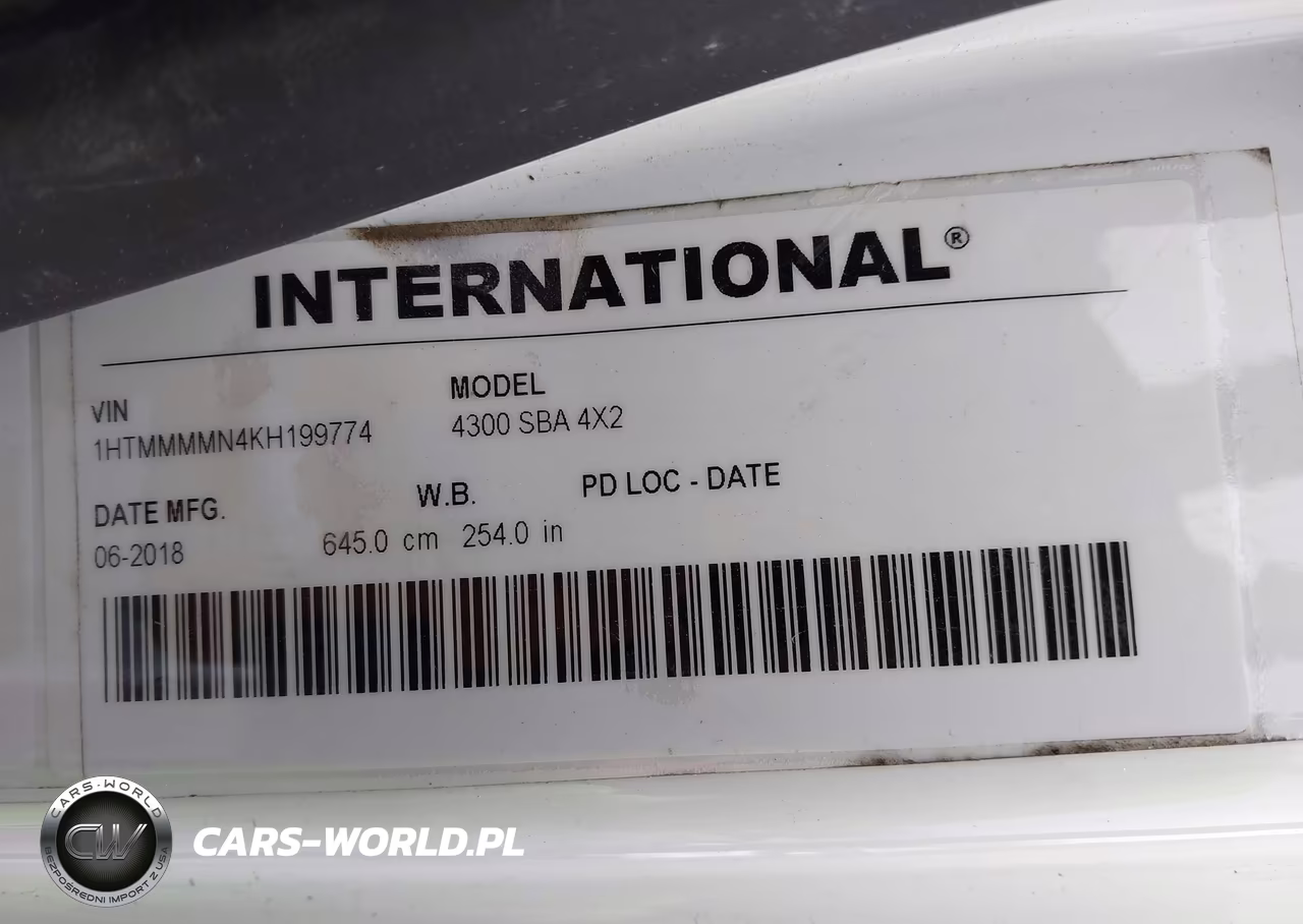 2019 International Durastar 4300 VIN:1HTMMMMN4KH199774 - 9