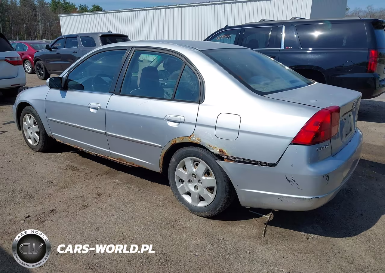 2002 Honda Civic Ex VIN:2HGES25752H598443 - 3