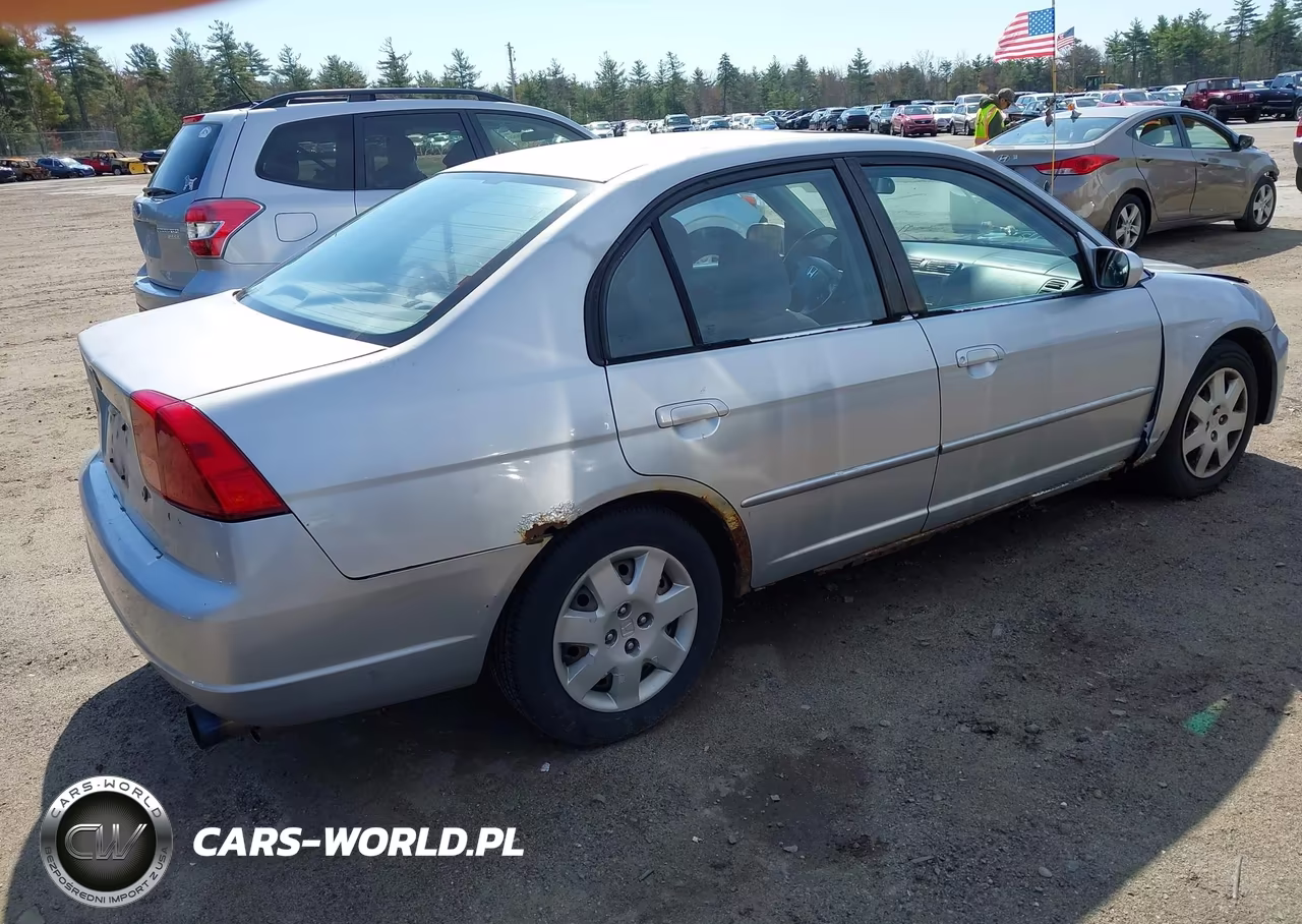 2002 Honda Civic Ex VIN:2HGES25752H598443 - 4