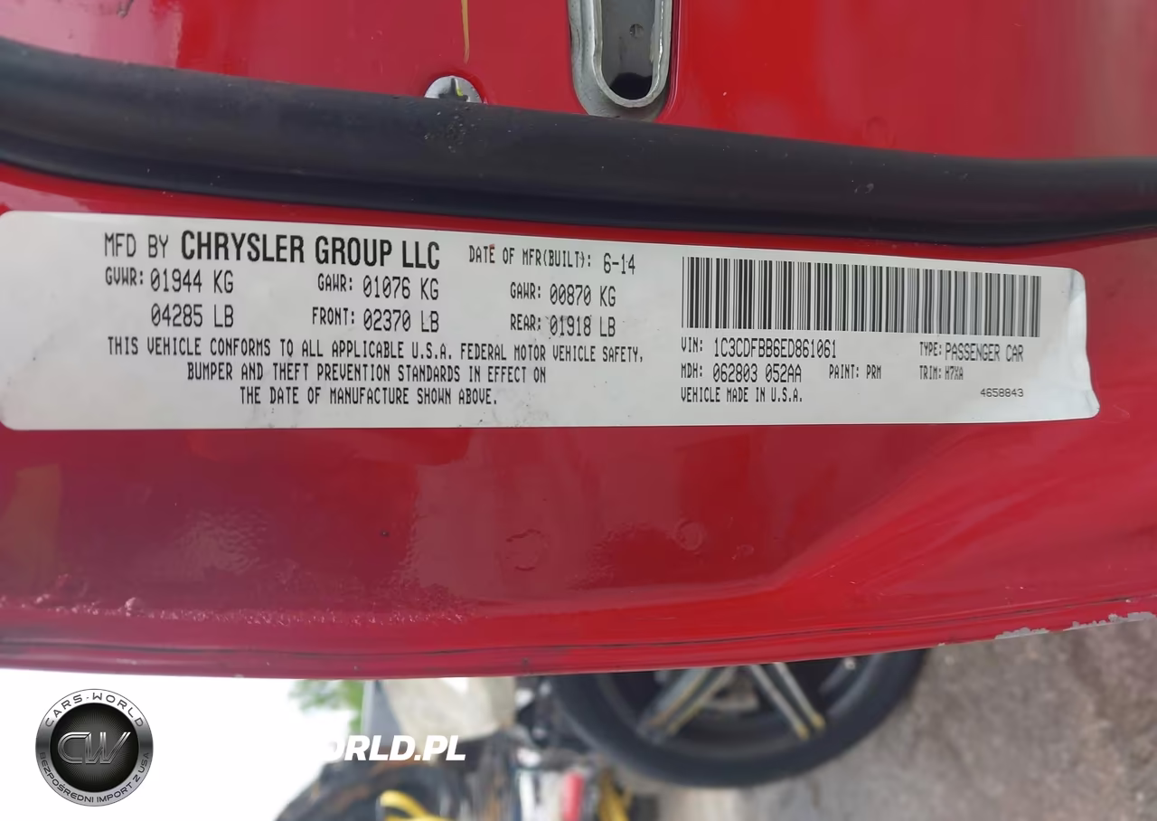 2014 Dodge Dart Sxt VIN:1C3CDFBB6ED861061 - 9