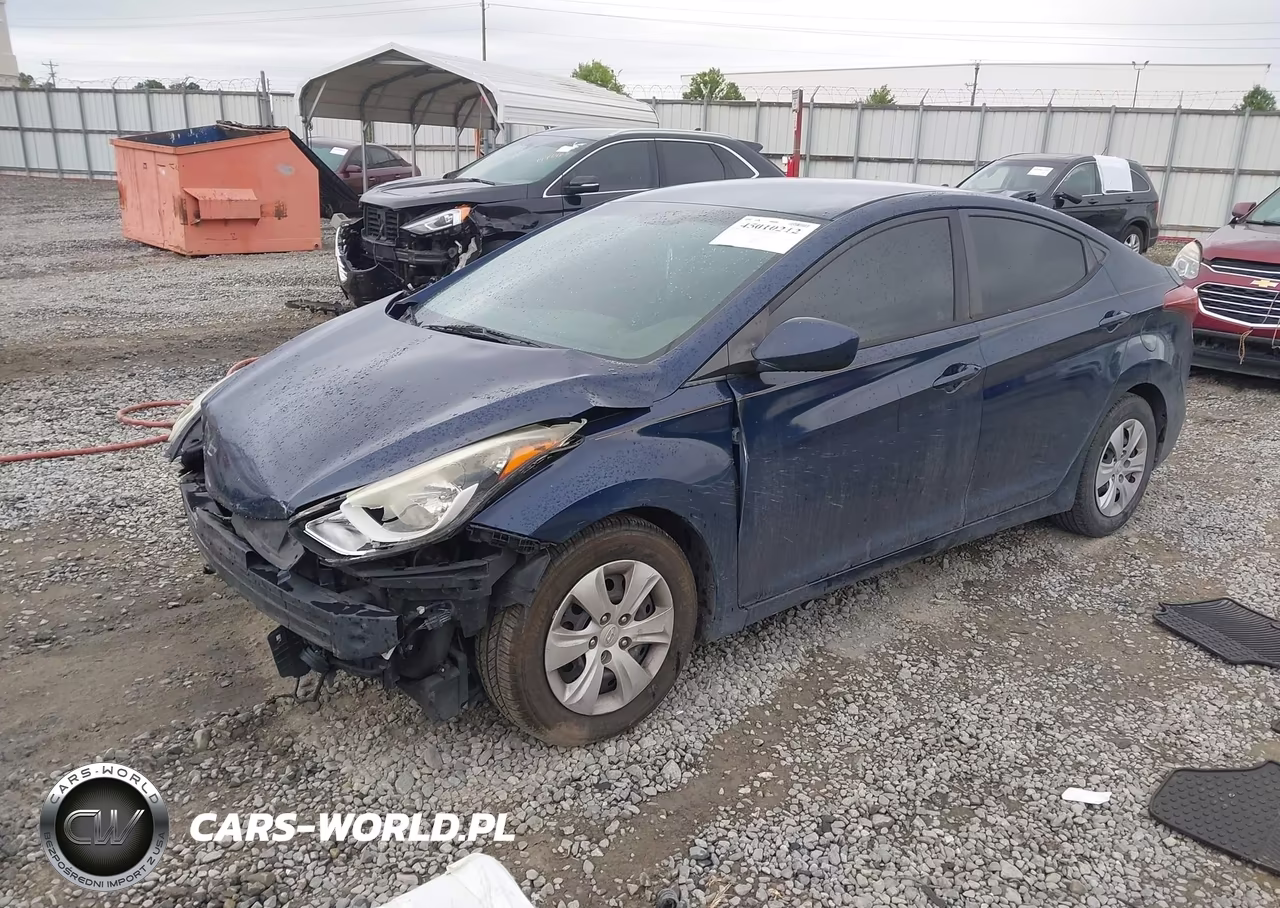 2016 Hyundai Elantra Se VIN:5NPDH4AE0GH737188 - 2