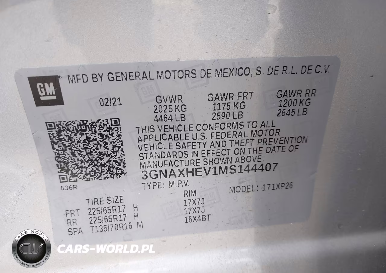 2021 Chevrolet Equinox Fwd Ls VIN:3GNAXHEV1MS144407 - 9
