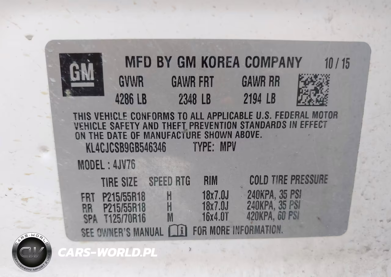 2016 Buick Encore Leather VIN:KL4CJCSB9GB546346 - 9