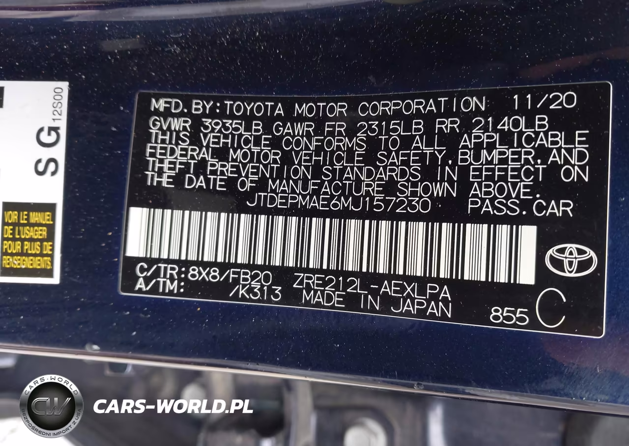 2021 Toyota Corolla Le VIN:JTDEPMAE6MJ157230 - 9