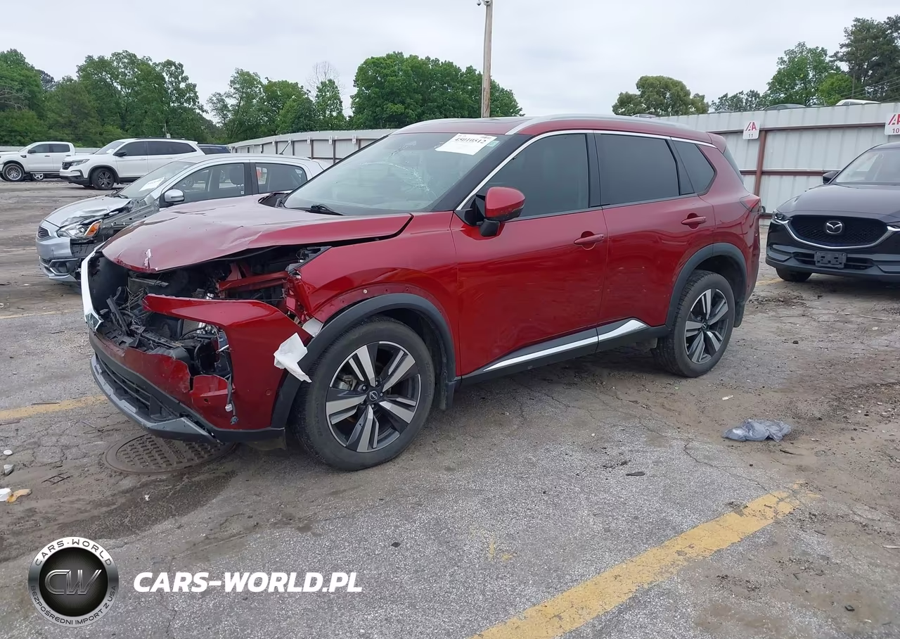 2023 Nissan Rogue Sl Fwd VIN:5N1BT3CA0PC670691 - 2