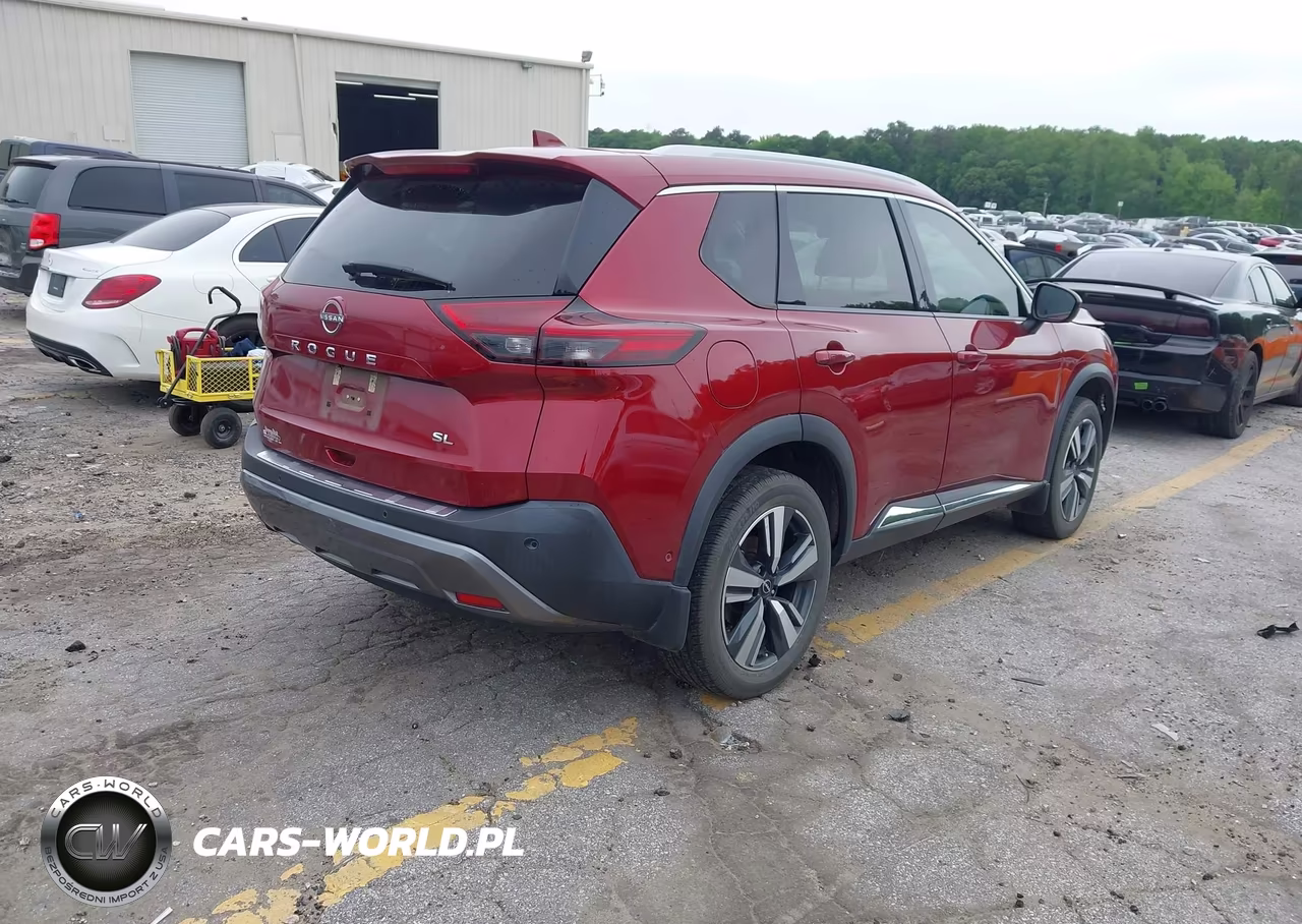 2023 Nissan Rogue Sl Fwd VIN:5N1BT3CA0PC670691 - 4