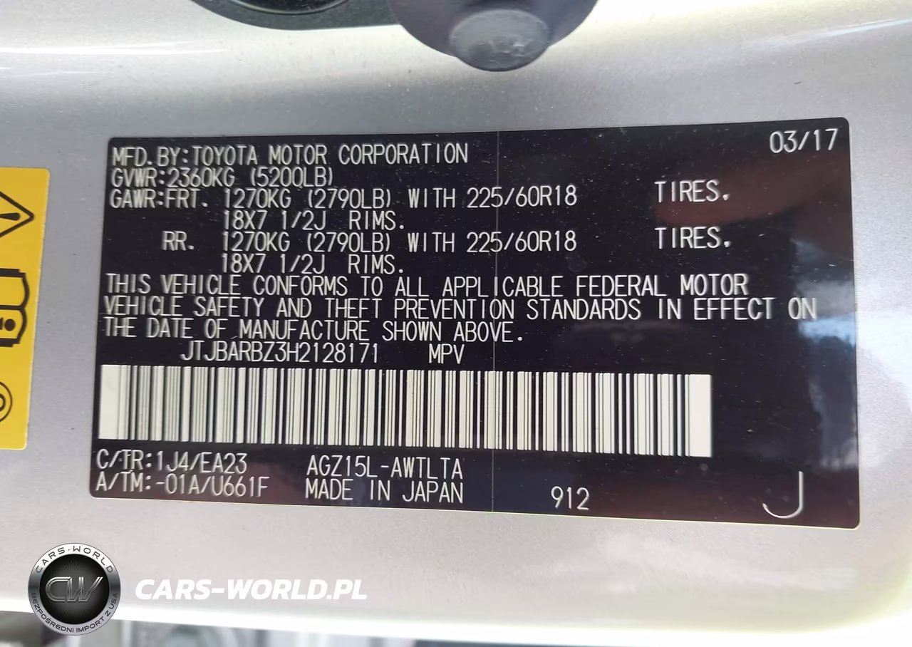 2017 Lexus Nx 200T VIN:JTJBARBZ3H2128171 - 9