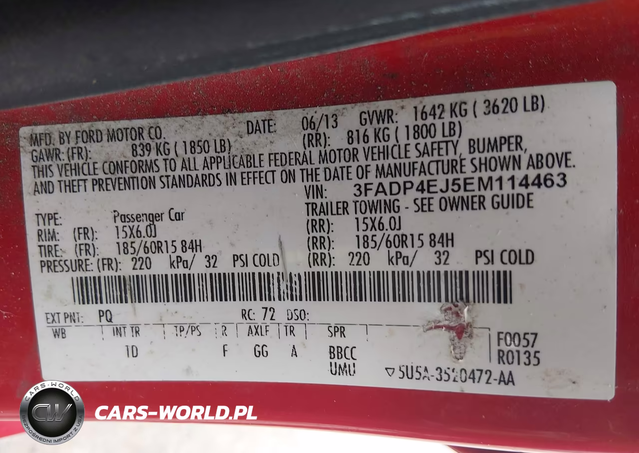 2014 Ford Fiesta Se VIN:3FADP4EJ5EM114463 - 9