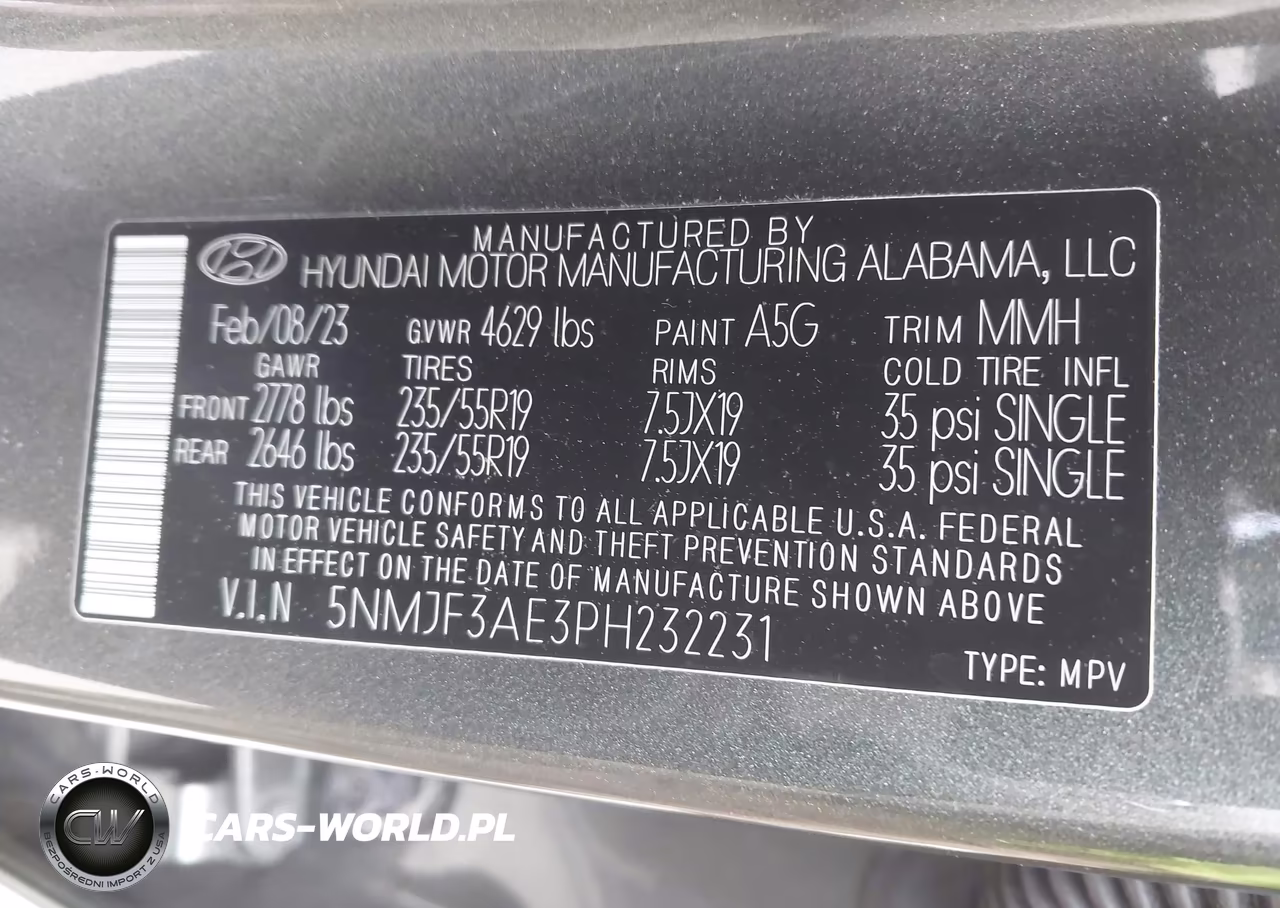 2023 Hyundai Tucson Sel VIN:5NMJF3AE3PH232231 - 9
