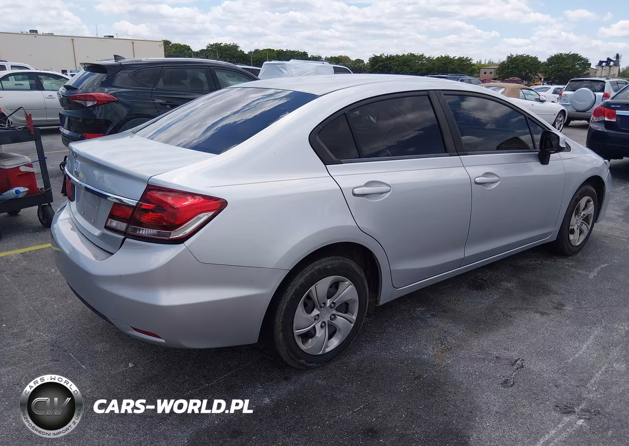 2013 Honda Civic Lx VIN:2HGFB2F56DH566346 - 4